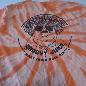 winking lizard tavern t shirt orange tye die adult size large fat heads hazy P1